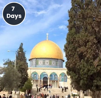 Masjid Al Aqsa tour updates 7 days
