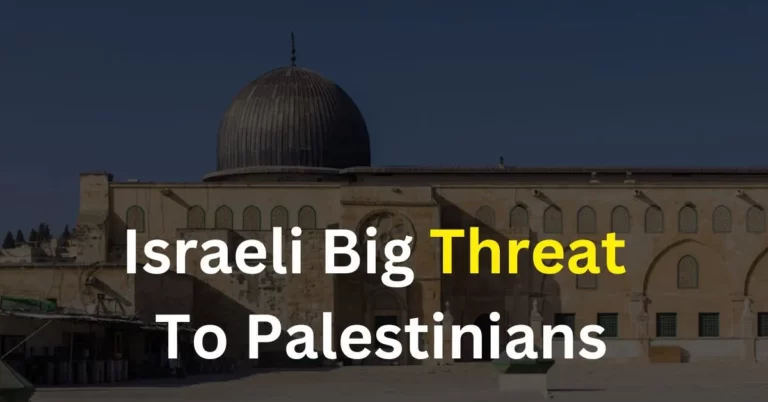 Israeli Big Threat To Palestinians | Masjid Al Aqsa Update