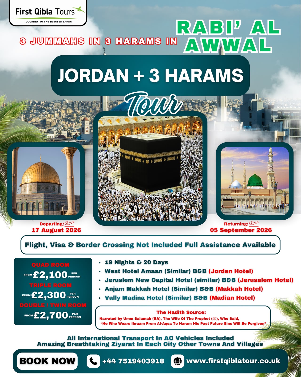 3 Harams tour
