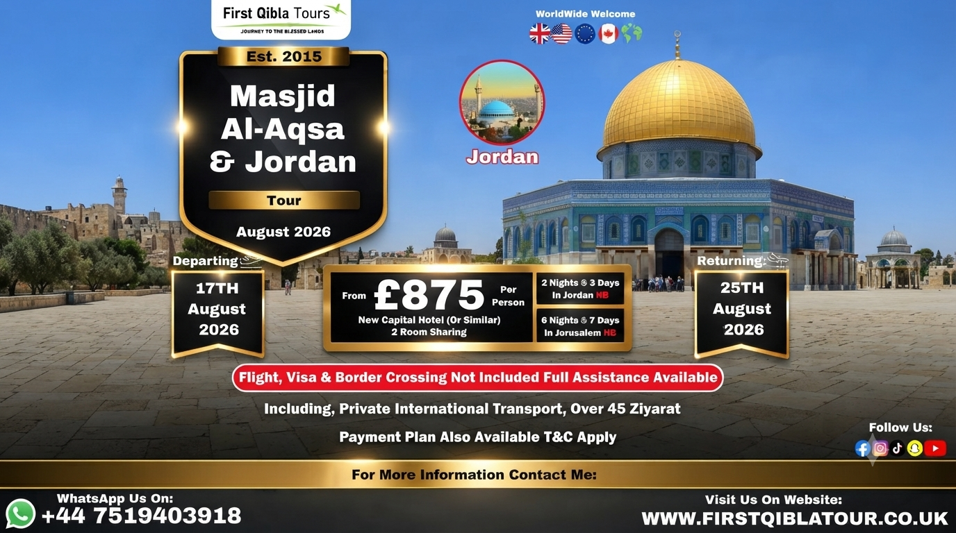 Masjid Al-Aqsa and Jordan tour feature image